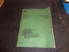 John Deere 950 , 960 , 970 Combine harvester Operators Manual Book original