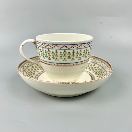 Pinxton tea cup and saucer - a,