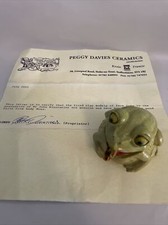 RARE SIGNED KEVIN FRANCIS HIGHLY COLLECTABLE FROG FACE POT ORIGINAL ARTIST MOULD