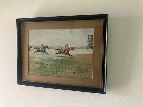 Original watercolour horse - original,