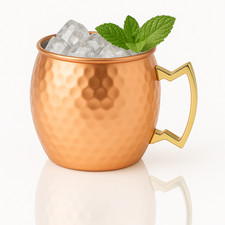 Hammered Copper Moscow Mule