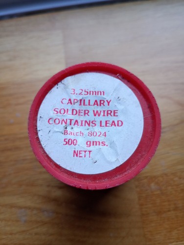 Capillary lead solder wire - capillary,