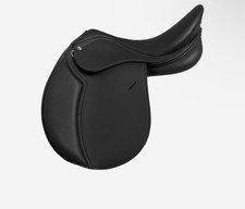 16 Inch Wide All Purpose Changeable Gullet GP Saddle In Black