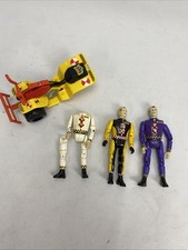 Vintage 1991 Tyco The Incredible Crash Test Dummies Figures Toy & Bike Bundle