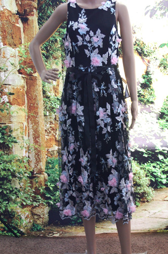 Alex evenings black floral - alex,