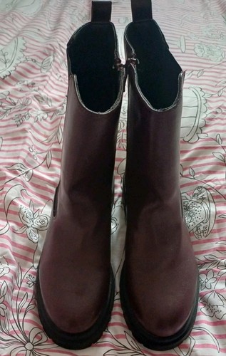 Burgundy ankle boots - , size