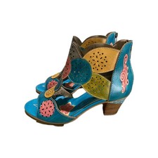 SOCOFY Cutout Leather Boho