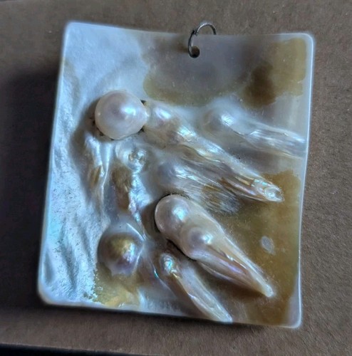 Vintage blister pearl abalone - vintage,