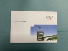 AUDI SERVICE BOOK GENUINE UNUSED COVERS ALL MODELS A3 S3 A4 S4 A6 A8 Q7 TT