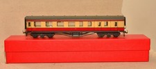 Trix Twin Railway BR scale length coach-red & cream-MODERATE CONDITION-BOXED