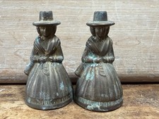 Vintage Brass Bells, Pair Of