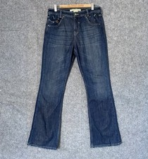 Y2K Jeans French Connection Size 14 Flare Bottom Blue Outstanding Design