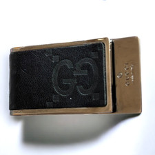 GUCCI Money Bill Clip SIMA  Silver  Authentic