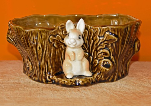 Sylvac woodland rabbit - woodland, bowl