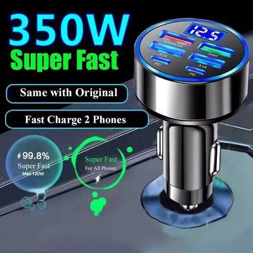 Fast car charger adapter 4usb - fast,