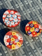 3 Vintage Millefiori