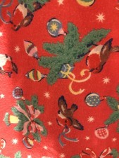 CATH KIDSTON COSY COTTON RED ROBIN BAUBLE Full Length XMAS PYJAMAS Size L Ch 44”