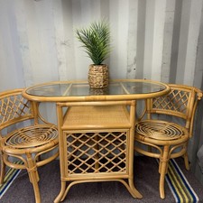 Vintage Bamboo & Rattan Bistro