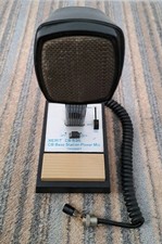 Vintage MERIT CB-535 CB Base Station Power Mic Desk Microphone Transmit Untested