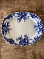 Antique flow blue burgess - antique,