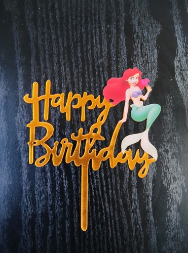 Ariel mermaid glossy - ariel, gold