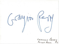Grayson Perry signed
