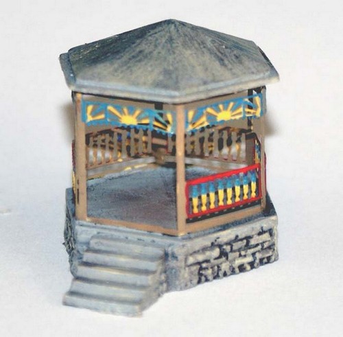 Town park band stand - band, a102