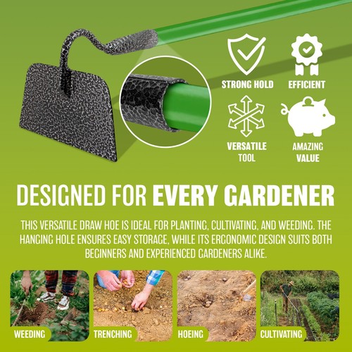 Garden draw hoe - hoe, with
