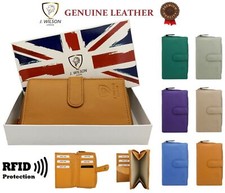 Ladies Designer Purse Leather Wallet Genuine Credit Card Holder Purse Gift Boxed
