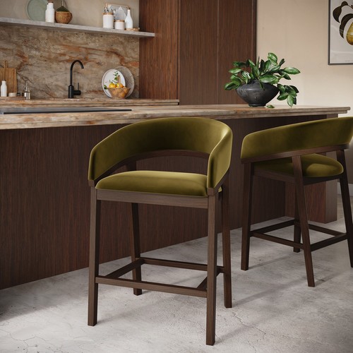 Set walnut olive - set, of