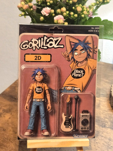 Gorillaz figure art style - 2d,