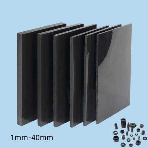 Black abs plastic - black,