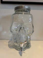 Skull Punch Bowl Dispenser Halloween