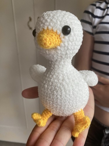Crochet goose plushie - goose, stuffed