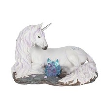 Nemesis Now Jewelled Tranquillity Figurine White Unicorn and Crystal Ornament