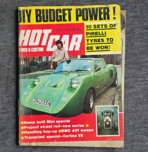 Hot car magazine december - magazine, 1975