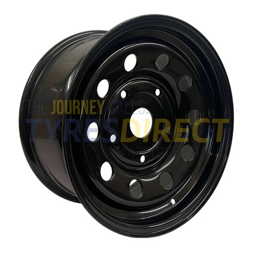 16x7 black modular steel wheel - modular,