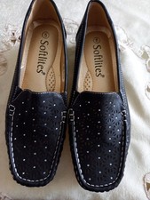 Ladies Black Shoes By Softlites.Size 5. Unworn Outside.Stored.money to charity 