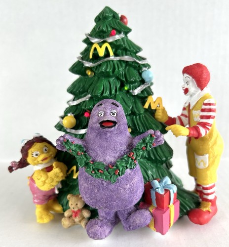 Mcdonald ceramic christmas - ceramic,
