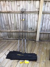 3x Wychwood Extricator Plus 10’ Rods & Bags Used Carp Fishing Gear