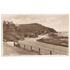 BORTH Cardiganshire Upper Borth & Borth Head Beach Postcard, Unused