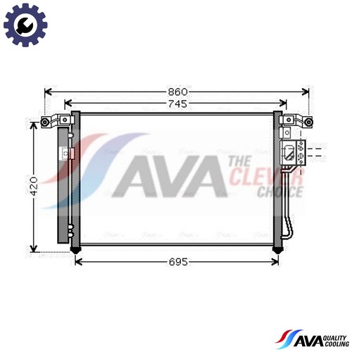Condenser air conditioning - condenser,