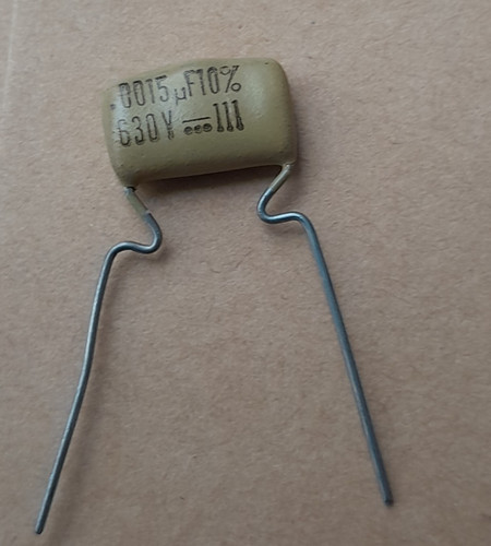 Vintage capacitor 0 0015uf - capacitor,