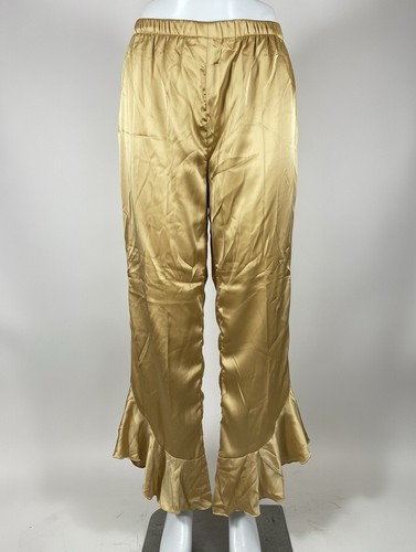 Womens silk trousers flare - womens,