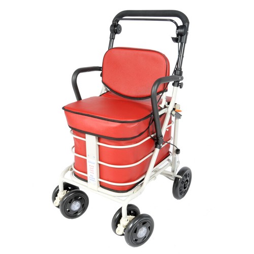 Shopping trolley with seat - trolley,