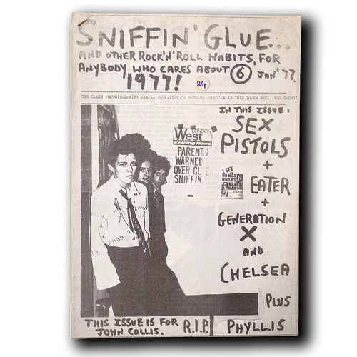 Sniffin glue issue 6 1977 - glue,