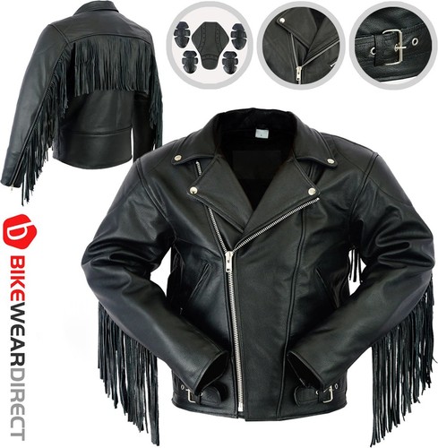 Leather tassel fringe - leather,