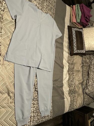 Mandala powder blue jogger - mandala,
