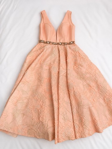 Pia michi peach occasion dress - michi,