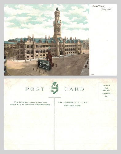 Vintage postcard bradford - postcard,